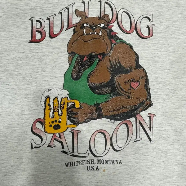 [BUNJANG] Bulldog Saloon 90s Graphic T-Shirt / 90s 불독 살룬 반팔 티셔츠