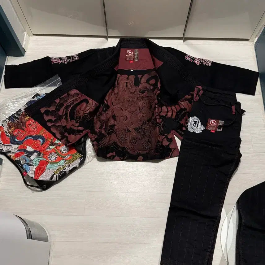 [BUNJANG] Bull Terrier Asura BJJ Gi Black A1 / 불테리어 아수라 A1
