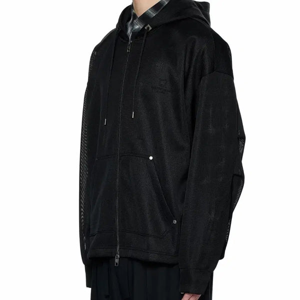 [BUNJANG] Wooyoungmi 26SS Mesh Zip-Up Hoodie / [48] 우영미 26SS 매쉬 후드집업 판매