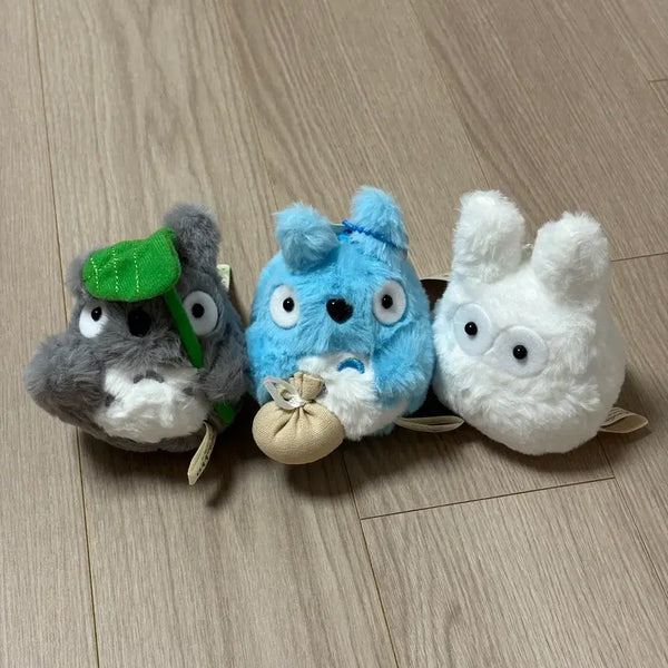 [BUNJANG] Studio Ghibli My Neighbor Totoro Plush Keychain Set / 일본 지브리 토토로 봉제인형 키링 세트