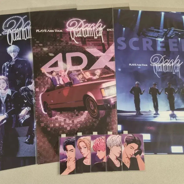 [BUNJANG] PLAVE CGV Special Edition Poster + Photocard Set / 플레이브 CGV 특전 포스터+포카 세트