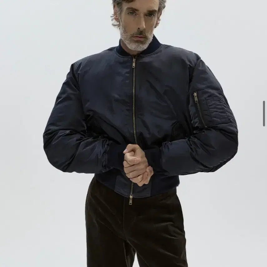 [BUNJANG] Savage 25FW MA-1 Flight Jacket Navy XL / 세비지 Savage ma-1 flight jacket navy XL