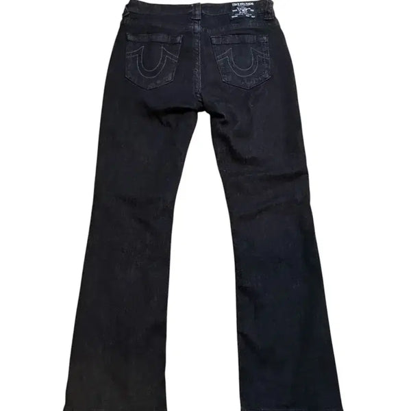 [BUNJANG] True Religion Black Semi Bootcut Denim Pants (Spandex Blend) / TRUE RELIGION 블랙 세미 부츠컷 데님 팬츠 (스판)