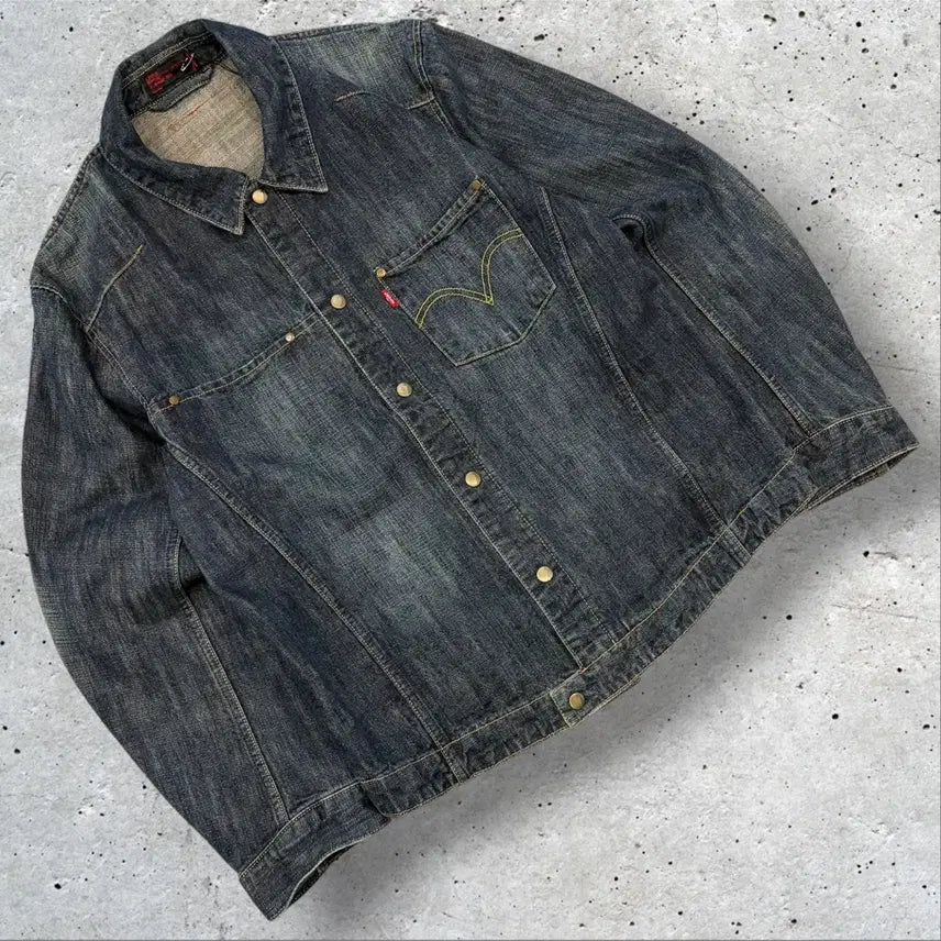 [BUNJANG] Levi's Engineered Jeans Denim Jacket XL / [XL] 리바이스 엔지니어드진 데님 자켓 E535