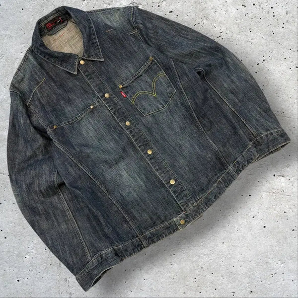 [BUNJANG] Levi's Engineered Jeans Denim Jacket XL / [XL] 리바이스 엔지니어드진 데님 자켓 E535