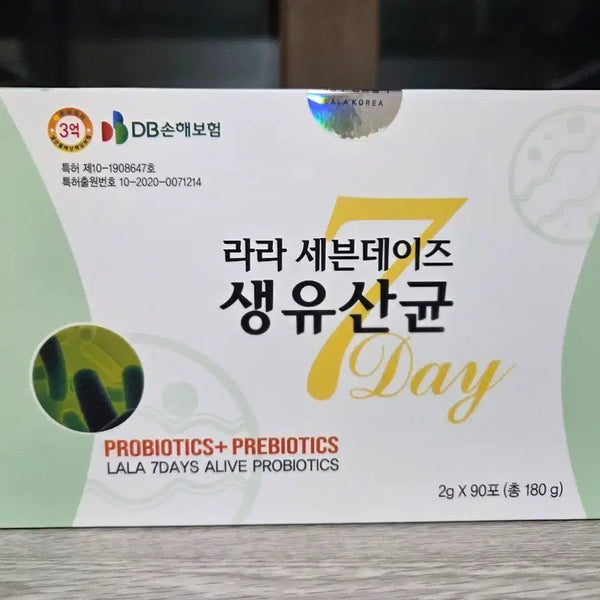 [BUNJANG] LALA Seven Days Live Probiotics 90 Portions / 라라 세븐데이즈 생유산균 90포