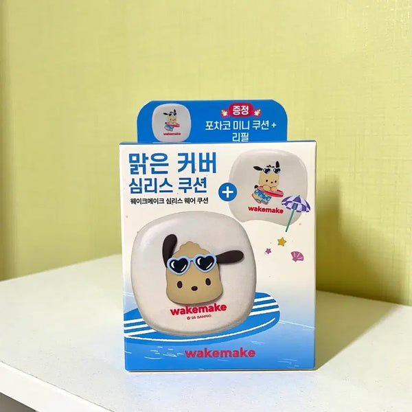 [BUNJANG] WAKEMAKE Pochacco Edition Seamless Wear Cushion (19 Porcelain) - New / [새상품] 웨이크메이크 포차코 심리스웨어쿠션 19 포슬린