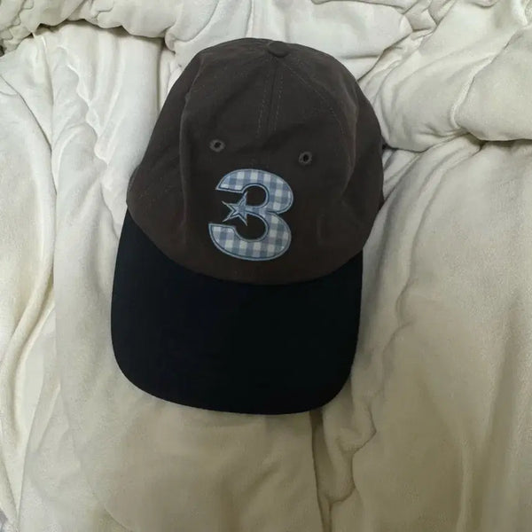 [BUNJANG] Vintage Check 3-Point Ball Cap / 빈티지 체크 3 포인트 볼캡 야구모자
