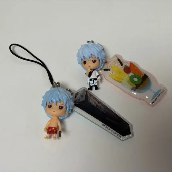 [BUNJANG] Gintama Gintoki Cleaner Mascot Keychain / 은혼 긴토키 클리너 마스코트 키링