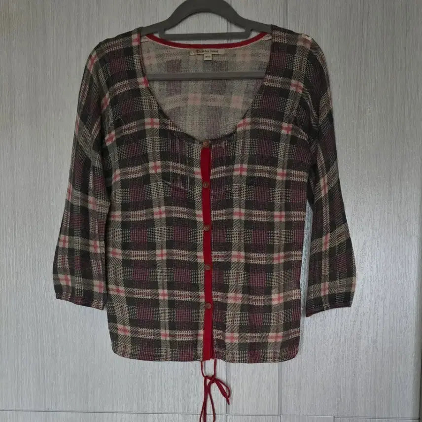 [BUNJANG] Thursday Island Acrylic & Wool Blend Vintage-Style Cardigan / S/써스데이아일랜드 아크릴&모 혼방 빈티지풍 가디건