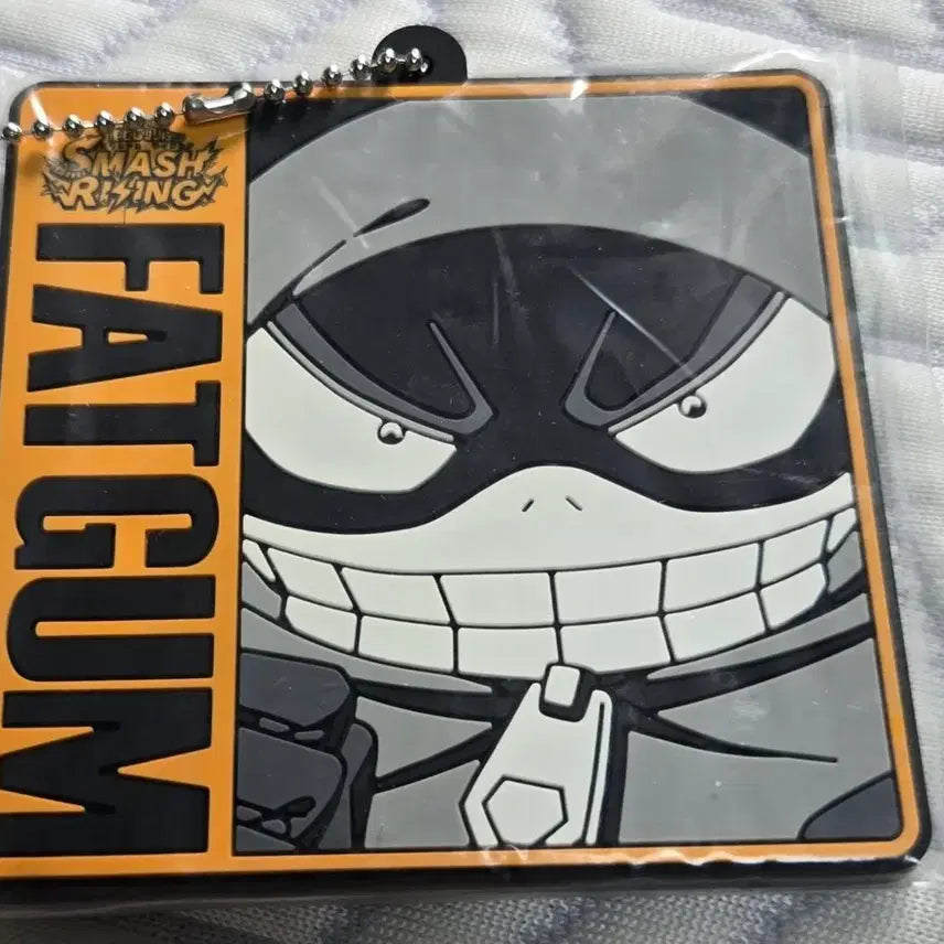 [BUNJANG] My Hero Academia Fat Gum Rubber Strap Keychain / 히로아카 팻껌 고무 러버 스트랩 키링