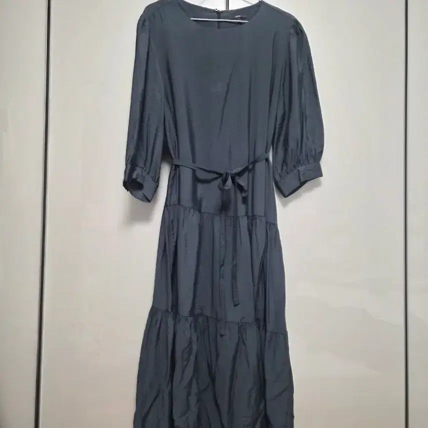 [BUNJANG] Fray Long Dress / 자주 원피스