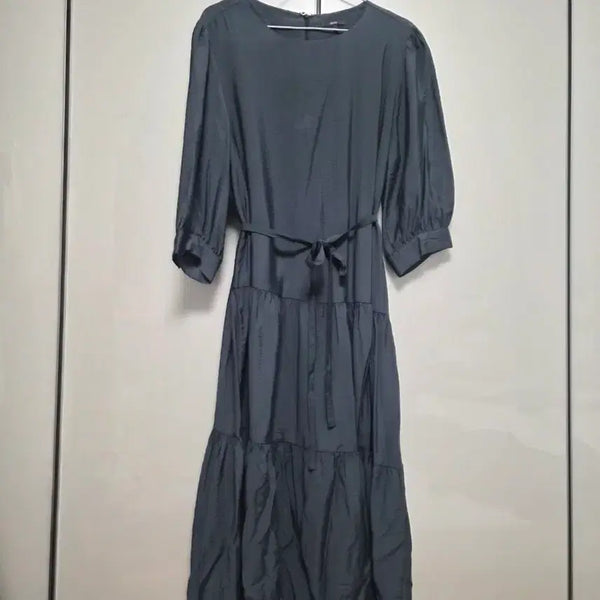 [BUNJANG] Fray Long Dress / 자주 원피스