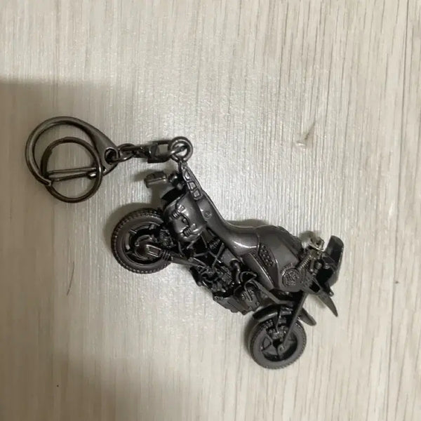 [BUNJANG] Motorcycle Keychain Silver / 오토바이 키링 은색