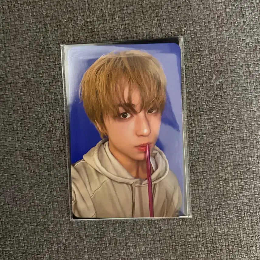 [BUNJANG] ENHYPEN Taki VR Concert Straw Photocard / 타키 빨대 포카 앤팀 vr 브이알 콘서트