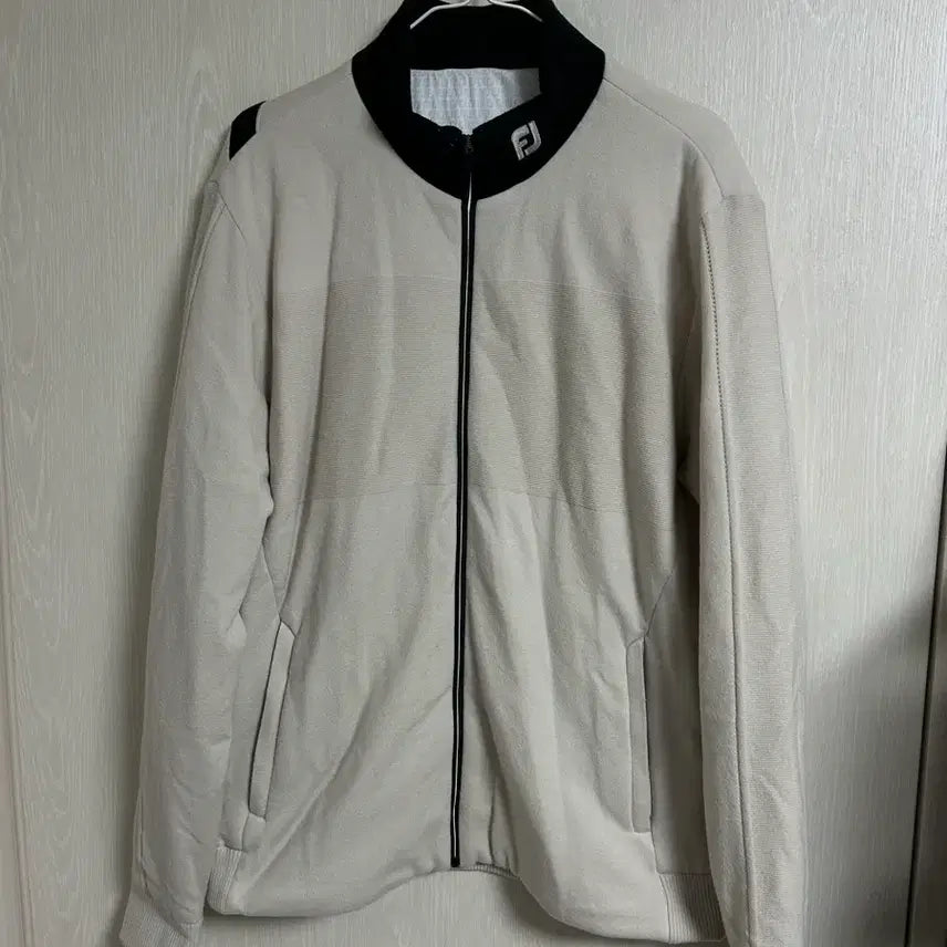 [BUNJANG] FootJoy Windproof Golf Zip-Up Beige/Sand XL / 풋조이 방풍 골프 집업 베이지색/샌드계열  XL팜