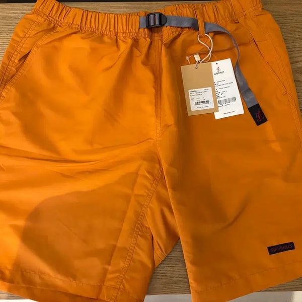 [BUNJANG] Gramicci Shell Packable Shorts Orange / 그라미치 쉘 패커블 쇼츠 오렌지