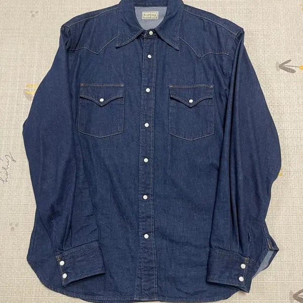 [BUNJANG] Capital 8oz Husky Western Shirt Indigo / 캐피탈 8온즈 데님 허스키 웨스턴셔츠 인디고 4