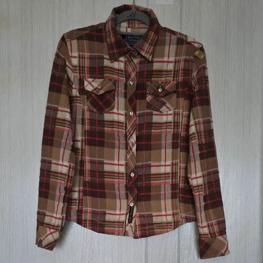 [BUNJANG] Thursday Island Vintage Cotton Blend Shirt / 90/써스데이아일랜드 빈티지 면 혼방 남방/셔츠