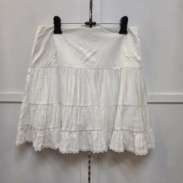 [BUNJANG] Etoilesome Ruffle Short Tiered Skirt / 에트오소메 프릴 숏 티어드 스커트