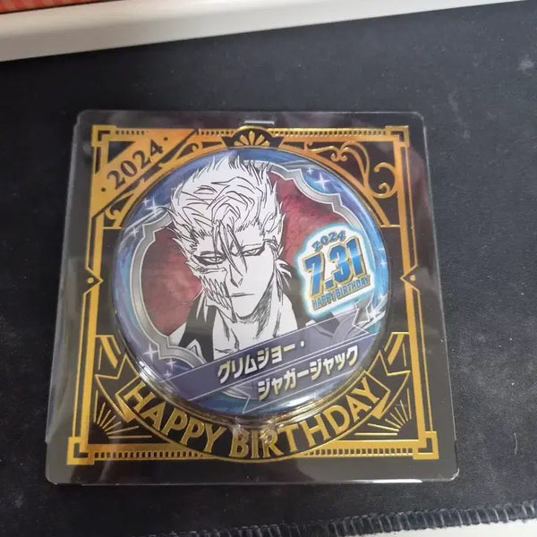 [BUNJANG] Bleach Grimmjow 2024 Birthday Can Badge / 블리치 그림죠 2024 버스데이 생일 캔뱃지