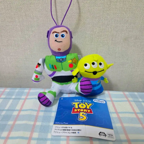 [BUNJANG] FuRyu Toy Story 5 Buzz Lightyear & Alien Mascot Plush Set / 토이스토리5 후류 버즈 라이트이어 알린 마스코트 인형