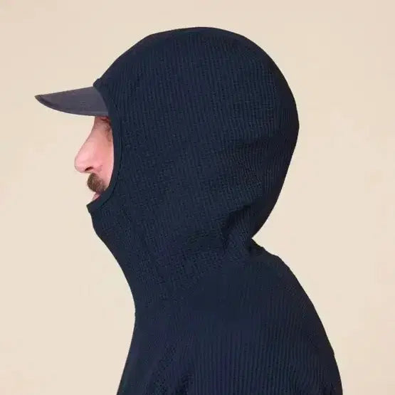 [BUNJANG] Goldwin Waffle Hoodie Black XL / 골드윈 와플 후드 블랙 5 XL