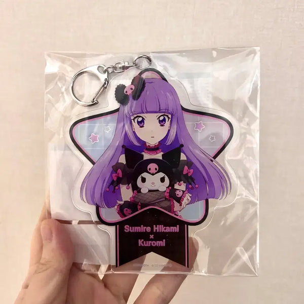 [BUNJANG] Aikatsu! Sanrio Kuromi Sumire Rira Keyholder / (미개봉)아이엠스타 아이카츠 산리오 쿠로미 스미레 리라 키홀더 키링