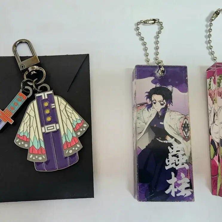 [BUNJANG] Demon Slayer Acrylic Stick/Nichirin Blade Keychain - Shinobu Kocho, Mitsuri Kanroji / 귀멸의 칼날 팝업 아크릴 스틱 일륜도 키링 시노부 미츠리 판매