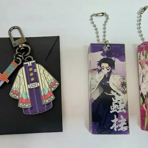 [BUNJANG] Demon Slayer Acrylic Stick/Nichirin Blade Keychain - Shinobu Kocho, Mitsuri Kanroji / 귀멸의 칼날 팝업 아크릴 스틱 일륜도 키링 시노부 미츠리 판매