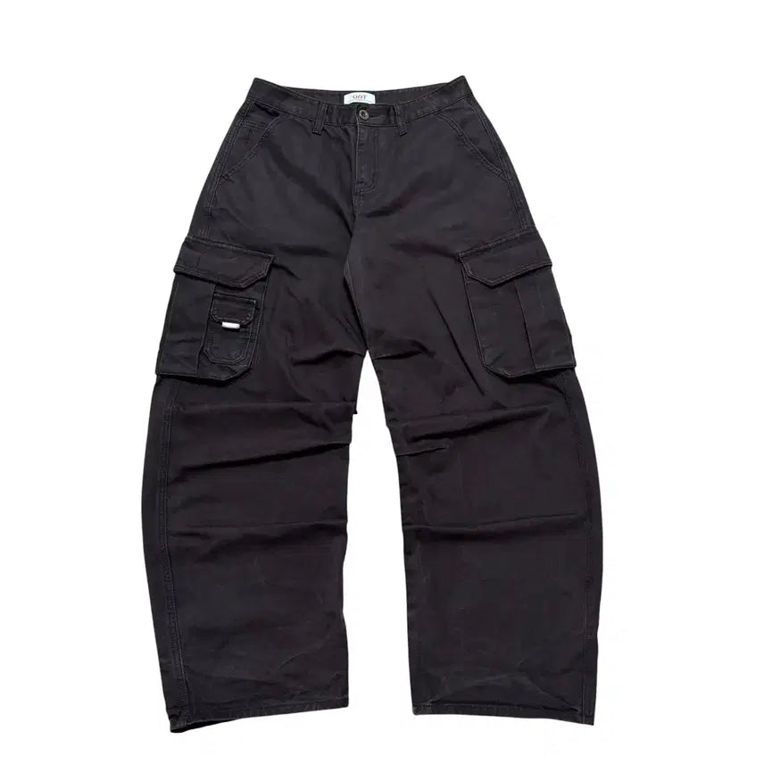 [BUNJANG] OOT Deep Brown Cargo Wide Pants / OOT 딥브라운 카고팬츠