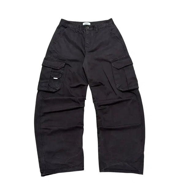[BUNJANG] OOT Deep Brown Cargo Wide Pants / OOT 딥브라운 카고팬츠