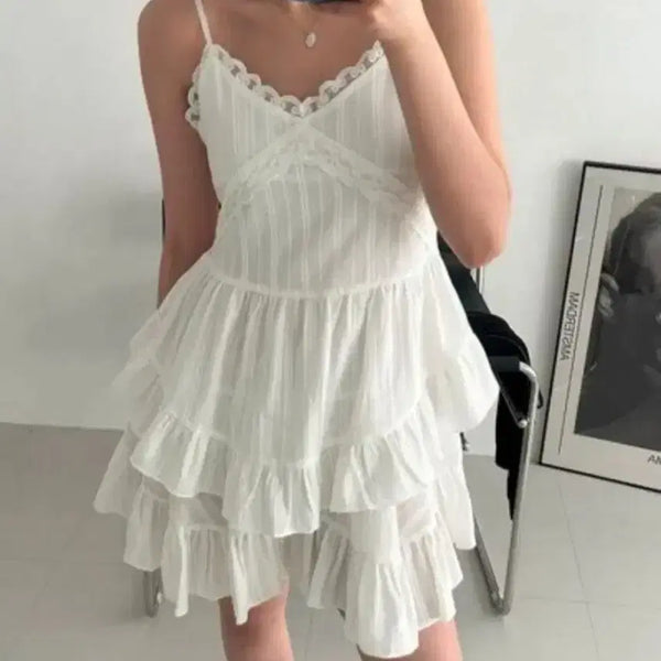 [BUNJANG] CRACKER Bustier Mini Dress / CRACKER 뷔스티에 미니 원피스