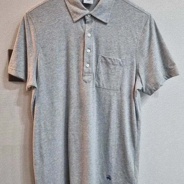 [BUNJANG] Brooks Brothers Polo Shirt Grey Cotton Size 100 / 100/ 브룩스브라더스 폴로셔츠 그레이