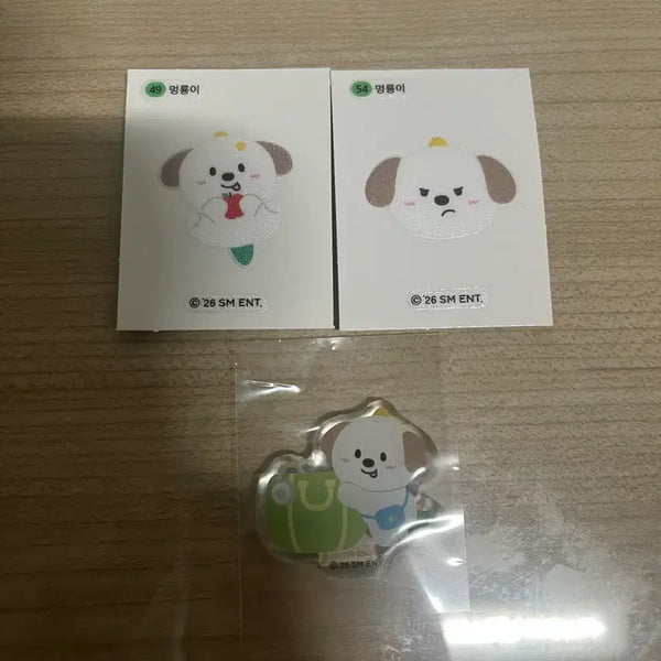 [BUNJANG] RIIZE Anton "Meongryong" Ttibsuri & Epoxy Sticker Bundle Set / 라이즈 앤톤 멍룡이 띠부씰 에폭시 스티커 일괄 판매