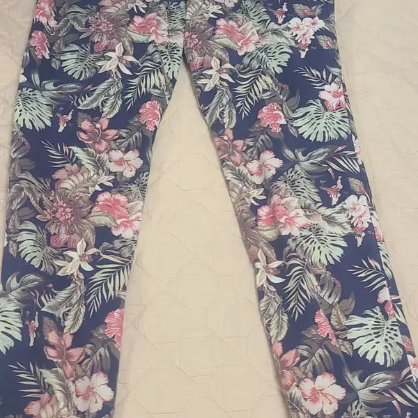 [BUNJANG] ZIOZIA Floral Pattern Trousers / 지오지아 플라워 패턴 바지