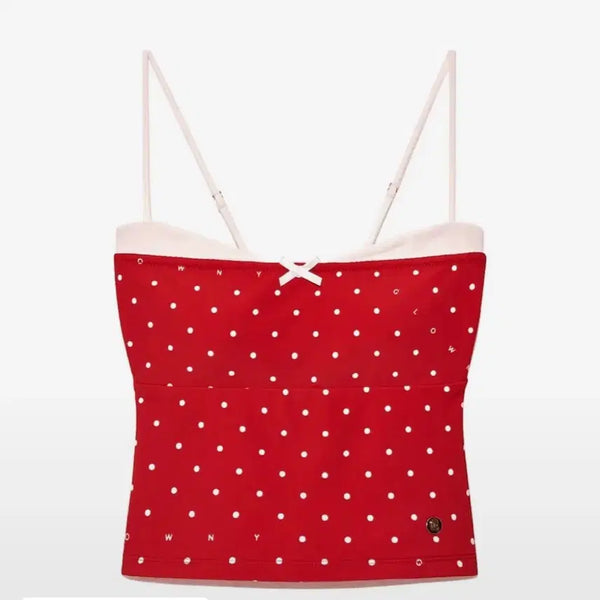 [BUNJANG] Glowny Chemi Top Red M / 글로니 캐미탑 레드 M