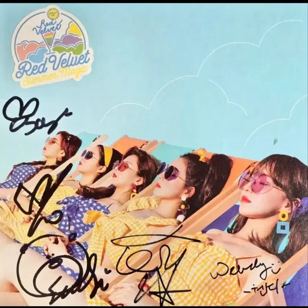 [BUNJANG] Red Velvet 'Summer Magic' Signed CD Album / 레드벨벳 친필싸인 CD 음반