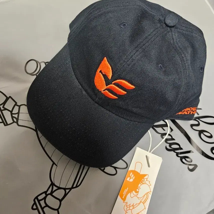 [BUNJANG] Hanwha Eagles x Nice Weather 6 Panel Cap (Dark Navy) / [새제품] 한화 이글스 x 나이스웨더 6 패널 캡 (다크네이비)