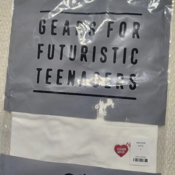 [BUNJANG] Human Made Pocket T-Shirt White L / 휴먼메이드 반팔티 화이트 L.새상품