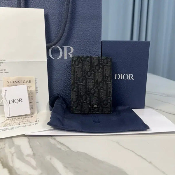 [BUNJANG] Dior Oblique Organizer Card Holder / [OS,영수증/인보이스 구성] 디올 오블리크 오거나이저