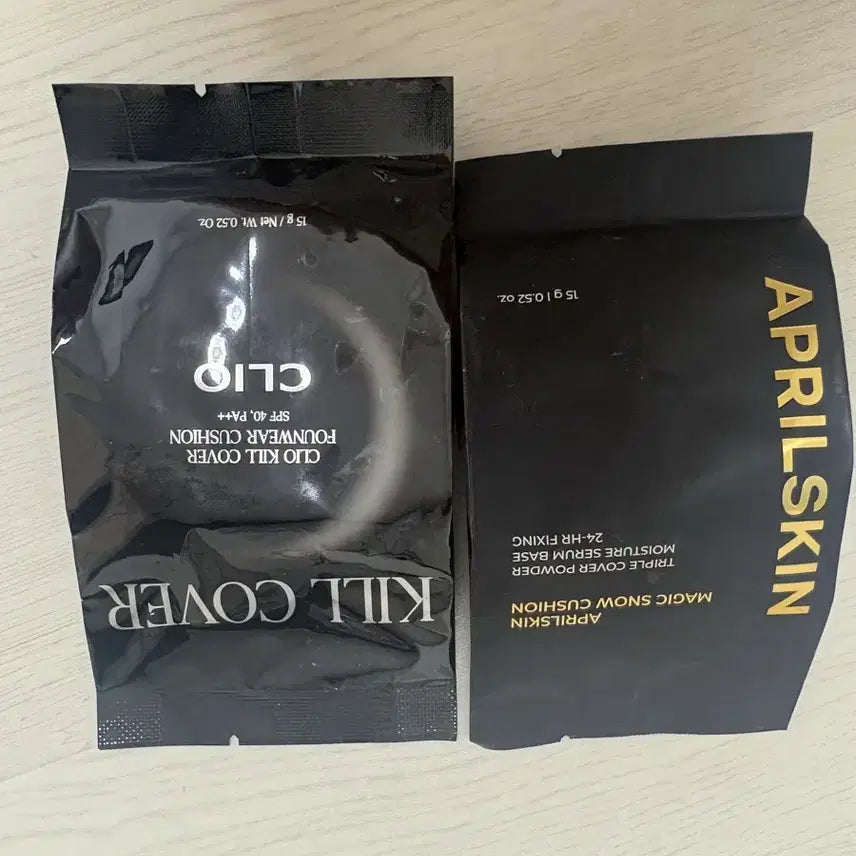 [BUNJANG] April Skin Magic Snow Cushion Refill (No. 19) & Clio Kill Cover Cushion Refill (No. 19C Light) / 쿠션 리필