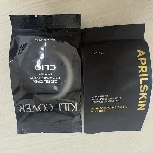 [BUNJANG] April Skin Magic Snow Cushion Refill (No. 19) & Clio Kill Cover Cushion Refill (No. 19C Light) / 쿠션 리필