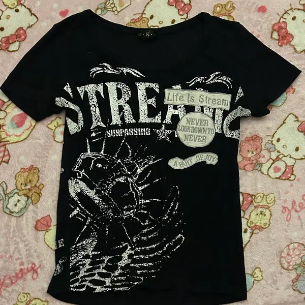 [BUNJANG] M.K.R Punk T-Shirt / M.K.R 엠케이알 펑크 티셔츠