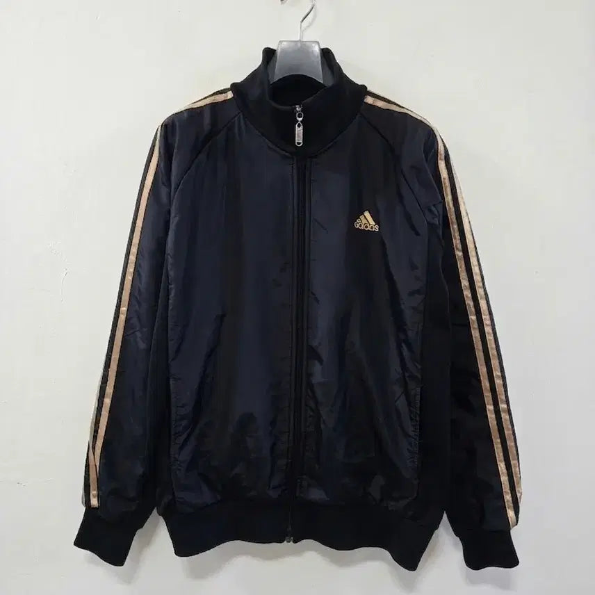 [BUNJANG] Adidas Old School Black Gold Track Top XL / 아디다스 올드스쿨 검금 트랙탑 XL