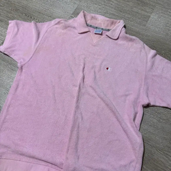 [BUNJANG] Champion Short Sleeve T-Shirt Strawberry Milk / 챔피온 반팔티