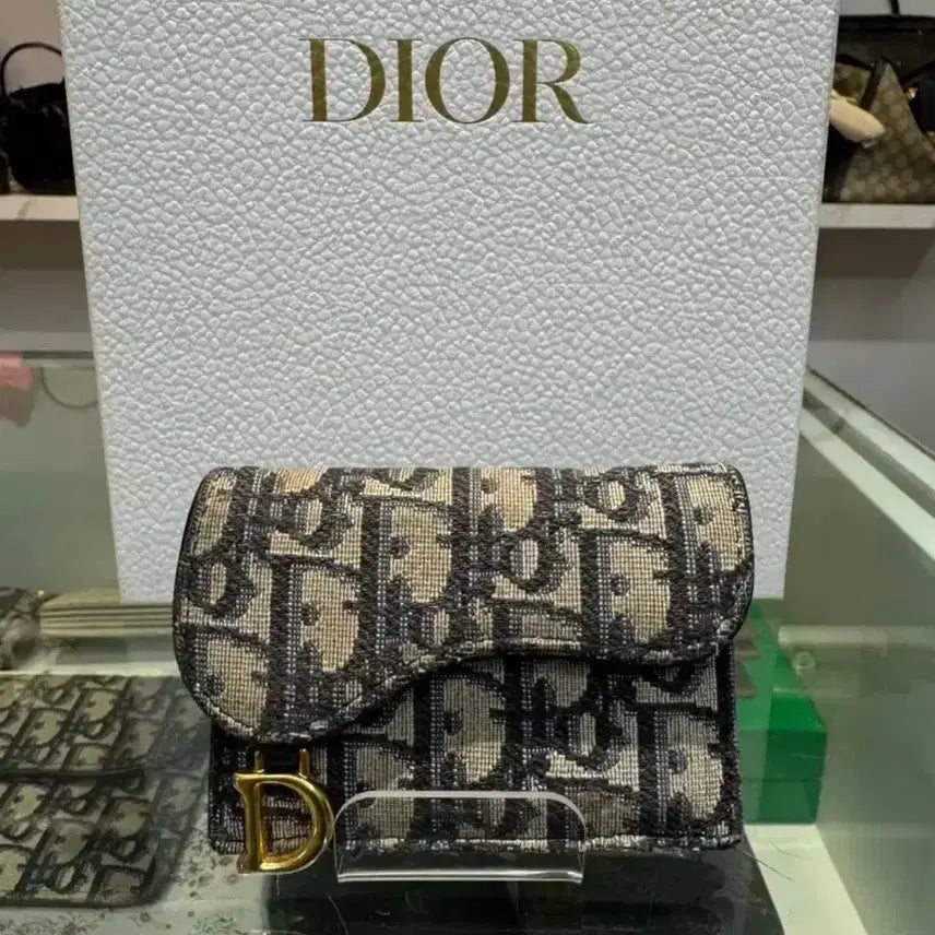 [BUNJANG] Dior Saddle Oblique Jacquard Card Holder / 디올 새들 지갑