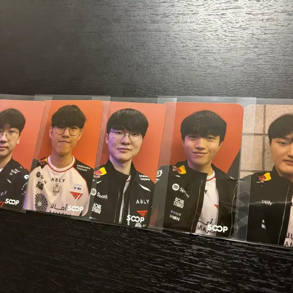 [BUNJANG] T1 Faker Photocard Bundle Set / Msi 팬페스타 T1 포토카드 일괄