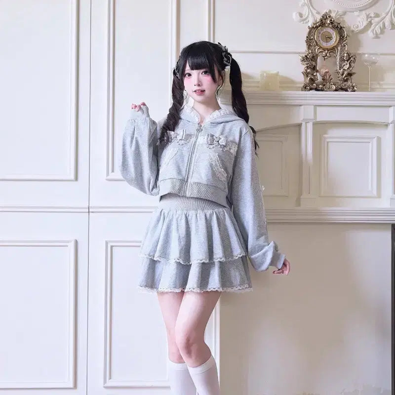 [BUNJANG] NoGenki Setup Grey L / nogenki 노겐키 셋업 그레이 L