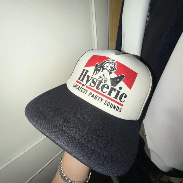 [BUNJANG] Hysteric Glamour Mesh Cap Black / 히스테릭글래머 메쉬 캡 블랙